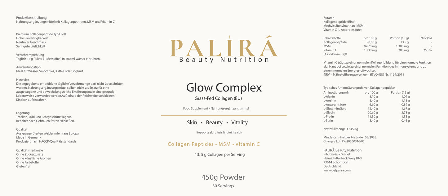 PALIRÁ Glow Complex (30 Tage Kur)